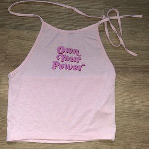 bluenotes own your power crop top!